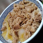 Yoshinoya - 牛丼のアップ