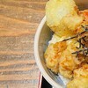 麺や ほり野 - とり天親子丼のうどんセット 1050円　左