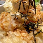 麺や ほり野 - とり天親子丼のアップ！