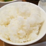 キッチン ブルー グローブ - ご飯大盛りのアップ