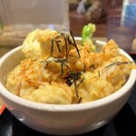 Menya Horino - とり天親子丼のうどんセット 1050円の丼