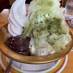 Komeda Kohi Ten - 宇治抹茶（全部のせ）１０２０円