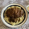 カウボーイ - 料理写真:カツカレースパゲッティ 1300円 + 大盛り 100円