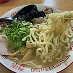 きくや - 平打ち麵