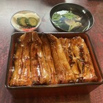 行田屋 - 鰻重 最上1.5尾¥3900(税別)