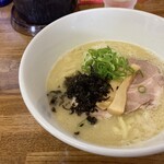 きくや - 鴨白湯の潮SOBA