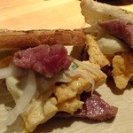 藤家 - 即興！創作料理！感動！幻の尾崎牛のタマゴサンド！