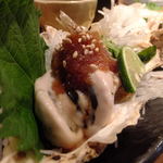 藤家 - 岩牡蠣さつまポンズ：1000円薩摩醤油とポンズの牡蠣様！渾身の逸品！