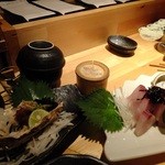 藤家 - カウンター席～料理たちと♪(2013.09月)