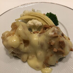 大阪 聘珍樓 - 追加した　エビマヨネーズ。私は2匹、両親3匹