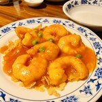 横浜中華街 重慶飯店 - エビチリ