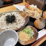 かれーうどん 椿 - 天ざるかれ〜うどん