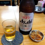 東瀛 - 瓶ビール&付け合せ