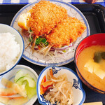 海の里食堂 - アジフライ定食800円