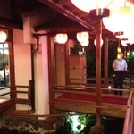 Kamishichike biagaden - 上七軒ビアガーデンの池の周り（13.07）