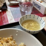 中国料理 明珠酒家 - 卵スープ