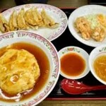 餃子の王将 - 天津飯セット