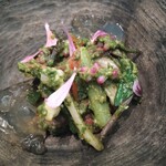 レヴォ - 〜月の輪熊〜クマの赤身肉、瑞、つる紫、薄紅葵、ハチミツのジュレ