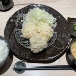 とんかつ憲進 - 常陸の輝き ヒレかつ定食３個付