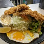 アジフライ定食1500円