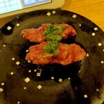 築地　銀一丁 - 馬肉ねぎとろ