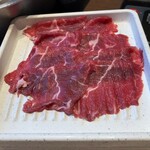 寿司・しゃぶしゃぶ ゆず庵 - 牛肉