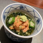 Kappou Isozaki - 前菜の冷製茶碗蒸し