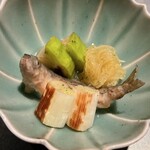 Kappou Isozaki - 琵琶湖の稚鮎の南蛮漬け