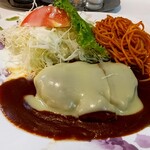 冨士ランチ - チーズハンバーグ