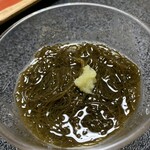 鮨よし - 岩もずく酢  娘の大好物