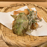 蕎麦 ろあん 湯村 - 天ぷら盛合せ