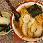 支那そば つかさ - 支那そば醤油+おにぎり