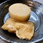 門仲晃一 - おでん「大根・餅巾着」