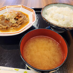 安西食堂 - もつ煮定食～☆