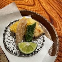 はなれ 味重 - コーンに穴子