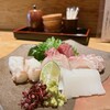 魚屋ひでぞう - お造り盛合せ5種 840円