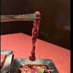 炭火焼 もくもく亭 - 料理写真:上ハラミ　細すぎ　味は美味しい　byまみこまみこ