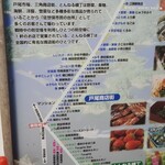 なみせうなぎや - 古い案内板
      閉店したお店もあるし、入れ替わったお店が記載されてないですね。