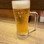 有楽町うまやの楽屋 - 生ビール