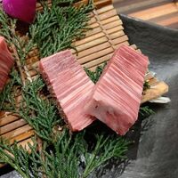 近江牛専門店 万葉 まえだ亭 - ●夕食、単品。中瓶B 750X3+豆ﾓﾔｼ480+近江牛(ｼｬﾄｰﾌﾞﾘｱﾝｽﾃｰｷ100ｇ8800+ﾍﾚｽﾃｰｷ100ｇ6800+ﾊﾗﾐﾊｰﾌ45ｇ1690)+石焼ﾋﾞﾋﾞﾝﾊﾞ1280+ｼﾞｪﾗｰﾄ980=22,280円