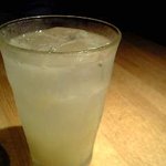 炭火串焼専門店 鶏天 - 燃える酎ハイ(アップルマンゴー)