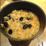 炭火串焼専門店 鶏天 - かずひこにゃんスペシャル納豆玉子かけご飯