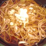つやそば - セットのかけ蕎麦