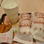 ロッテリア - 料理写真:（2023/5月）リブサンドと唐揚げ＆ポテトセット