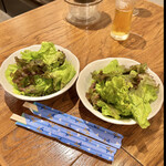 da Uma - グリーンサラダ　盛り分けてくれてる気遣い　byまみこまみこ