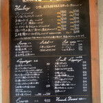 フライング ピッグ - 外メニュー看板