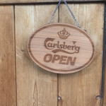 フライング ピッグ - オープン看板