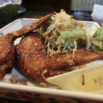 丸勝万吉 - 鶏の唐揚は手羽先だった～