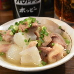 大島や - 13/8 月　スジ煮込み(白)