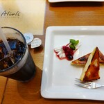 TRATTORIA Alioli - カタラーナという、クレームブリュレのようなスイーツです。スペインやイタリアでよく食べられているようです。